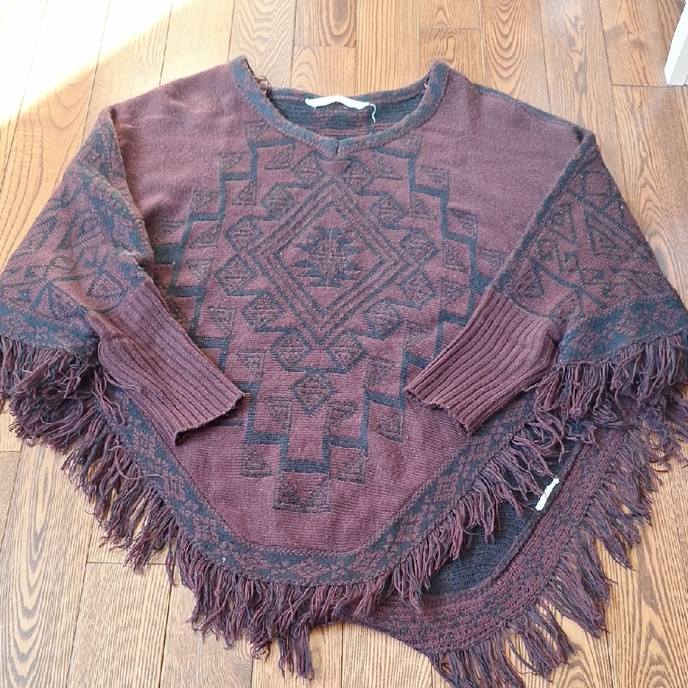 Women's Cozy Geometric Tribal Aztec Patterned Sweater